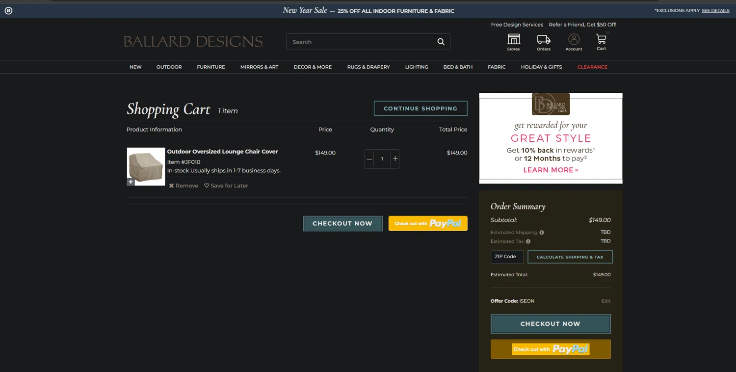 Ballard Designs Promo Codes 35 Off January 2025