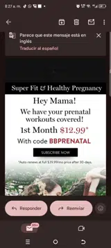 Bbprenatal coupon verification screenshot