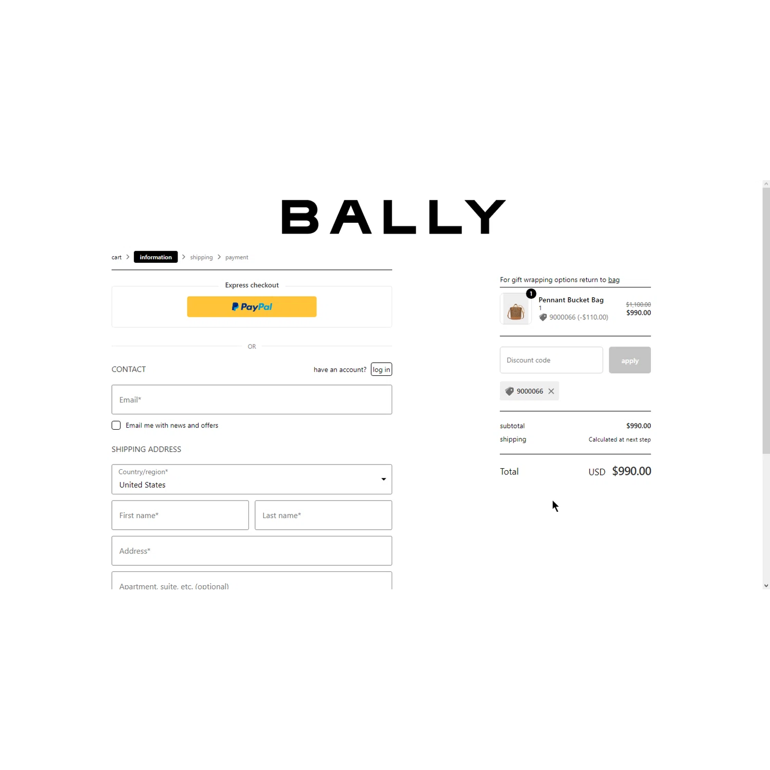 Bally's coupon code hotsell