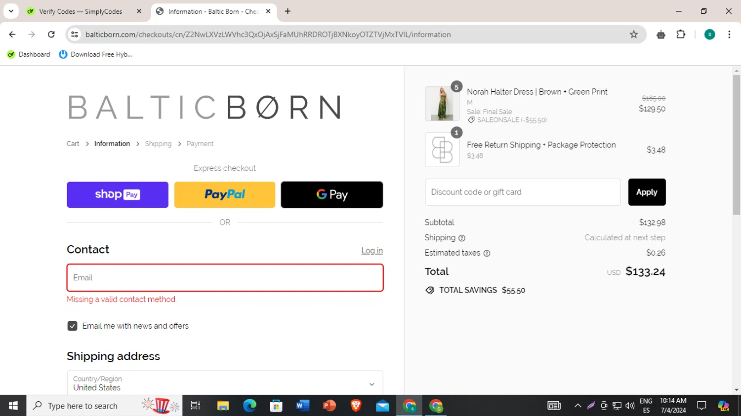 Baltic Born Promo Codes 15 Off August 2024