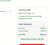 Baltimore Orioles coupon verification screenshot