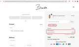 WELCOME10 coupon verification screenshot