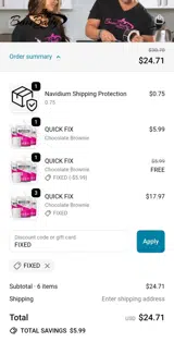 FIXED coupon verification screenshot