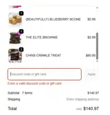 MAYBE coupon verification screenshot