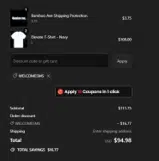 WELCOMESMS coupon verification screenshot