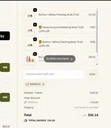 BAMBU10 coupon verification screenshot