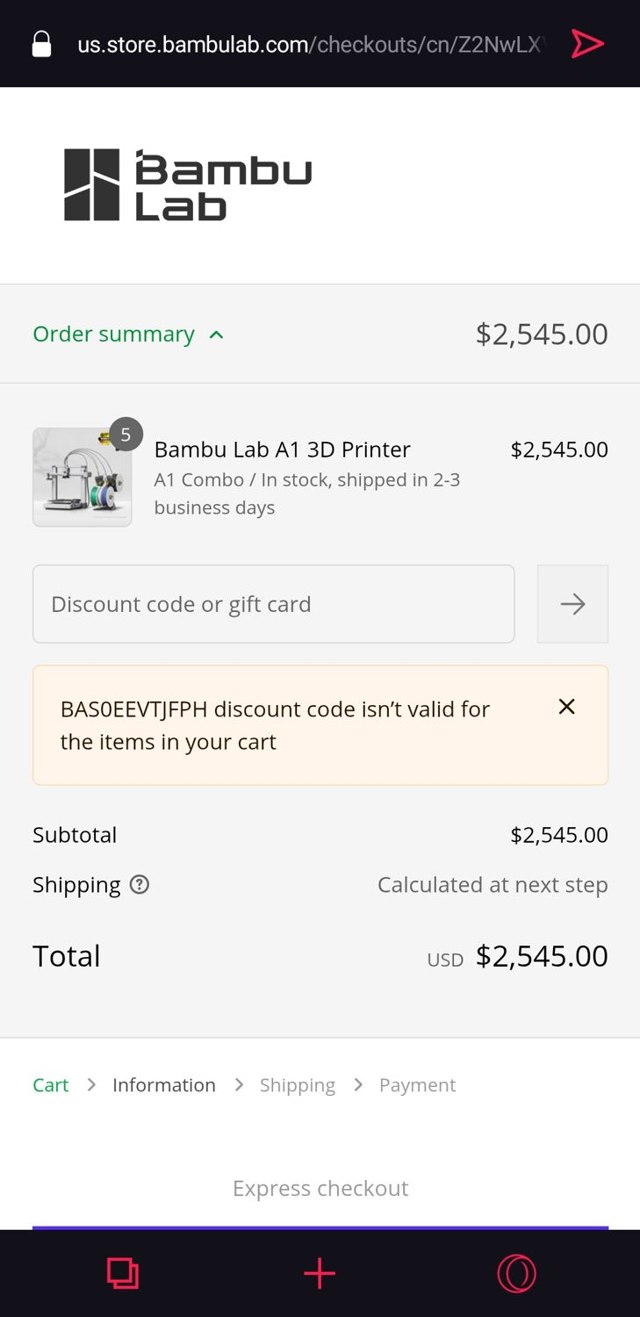 Bambu Lab Discount Codes (2 Verified) - 20% Off Feb 2025