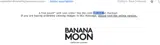 Banana Moon coupon verification screenshot