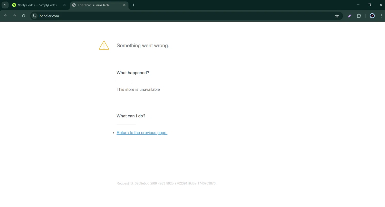 Bandier promo code screenshot showing code 42Q286 applied at Bandier checkout page. Uploaded by SimplyCodes community member Bernard_Lowe on May 8, 2025