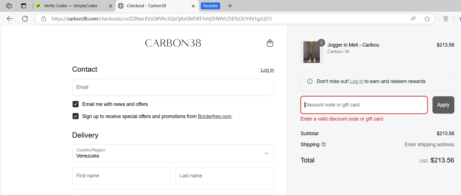 Bandier promo code screenshot showing code Joggers30 applied at Bandier checkout page. Uploaded by SimplyCodes community member RoyalNavigator1011 on Apr 20, 2025