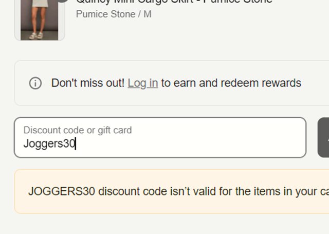 Bandier checkout page showing Bandier promo code box | Screenshot taken by SimplyCodes community member on Apr 15, 2025