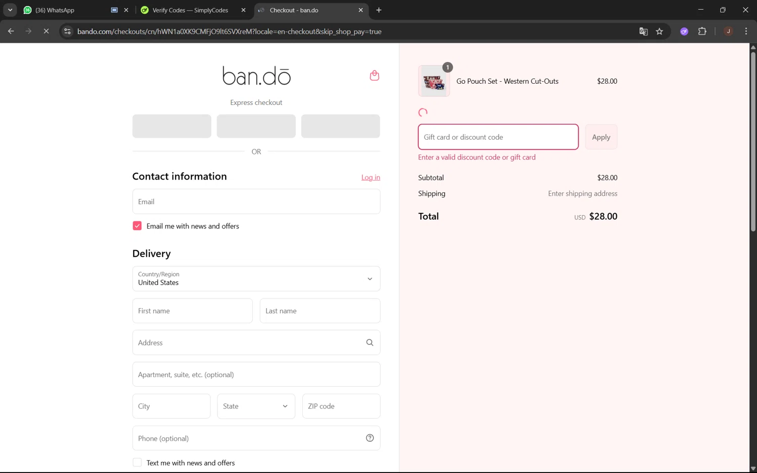 ban.do coupon code screenshot showing code ICECREAM applied at ban.do checkout page. Uploaded by SimplyCodes community member juanx1702 on Aug 8, 2025