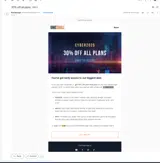 Bandzoogle coupon verification screenshot