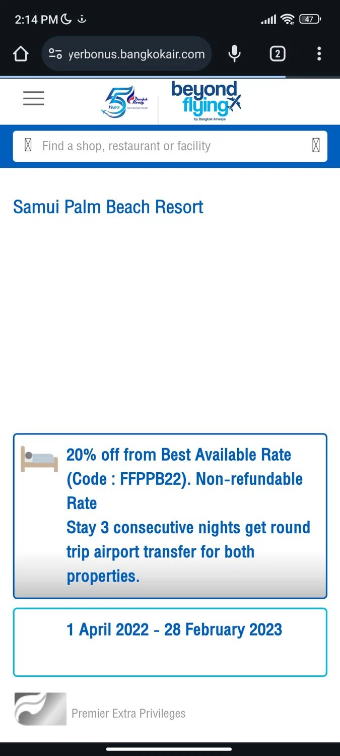 Bangkok Airways checkout page showing Bangkok Airways promo code box | Screenshot taken by SimplyCodes community member on Nov 19, 2023