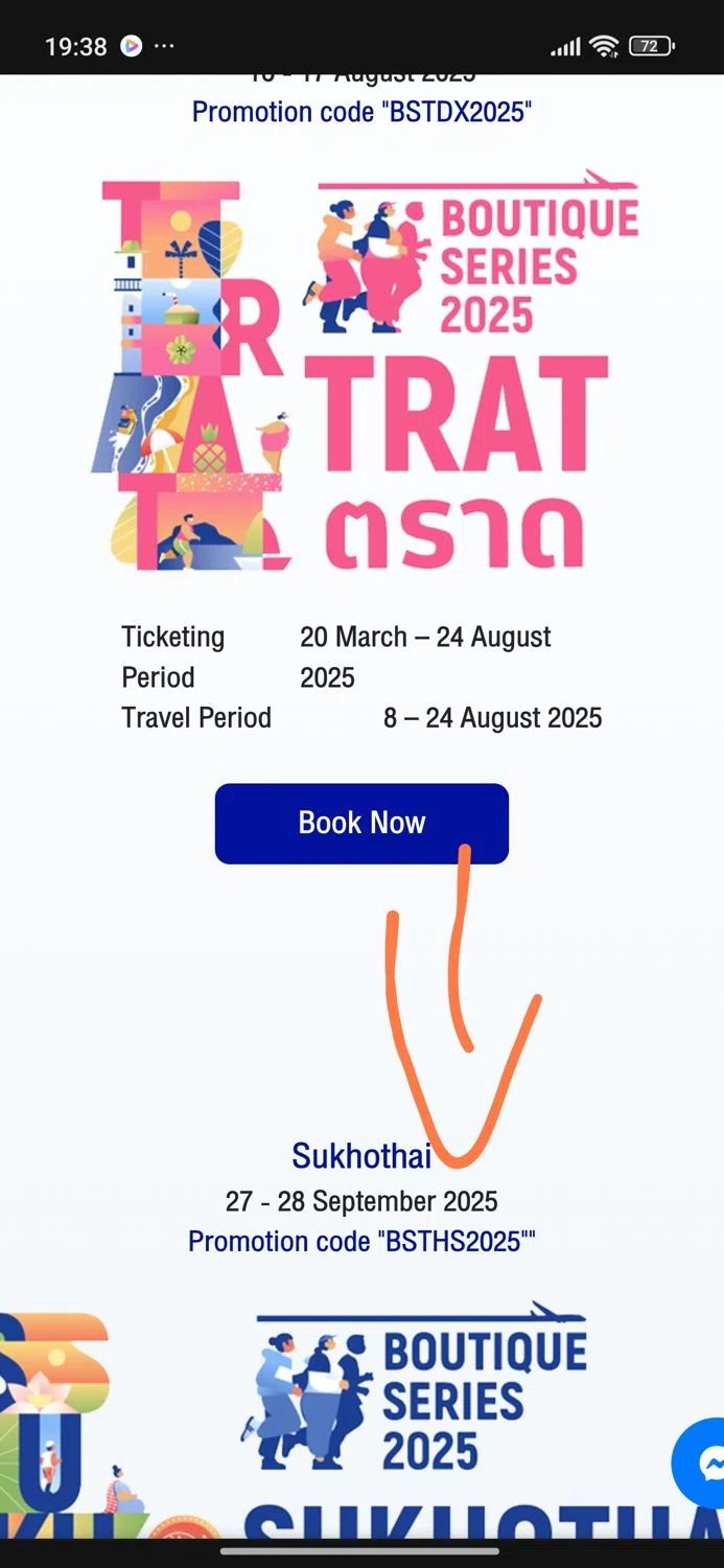 Bangkok Airways promo code screenshot showing code BSTDX2025 applied at Bangkok Airways checkout page. Uploaded by SimplyCodes community member Dejadepicharme on Aug 16, 2025