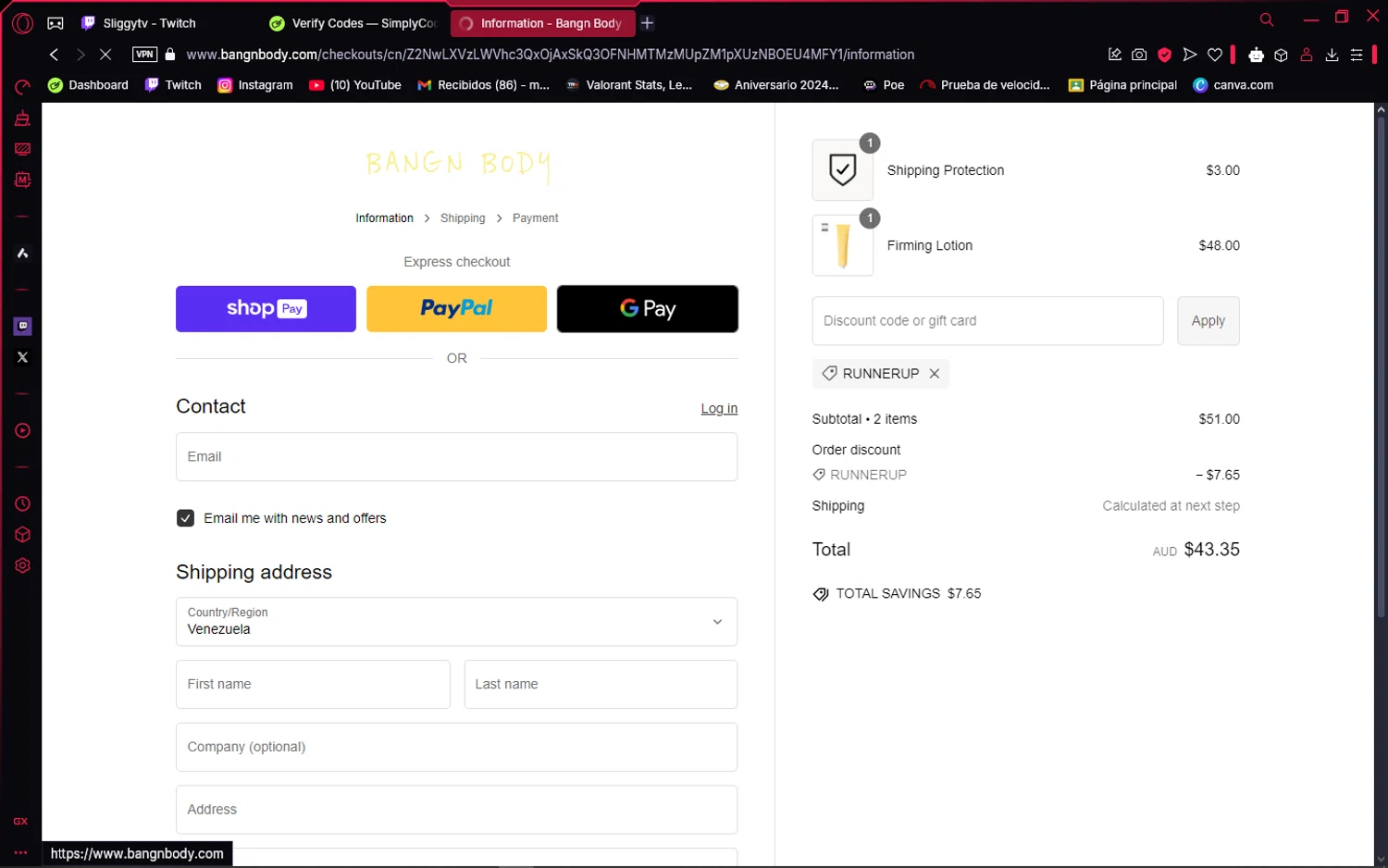 how to use Bangn Body coupons