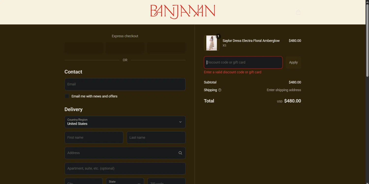 Banjanan discount code screenshot showing code favorite40 applied at Banjanan checkout page. Uploaded by SimplyCodes community member Ray_YNN on Aug 26, 2025