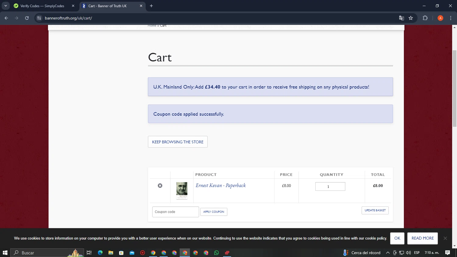 how to use Banner of Truth coupons