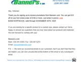 BANS10OFFNOV25 coupon verification screenshot