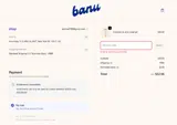 banu skin coupon verification screenshot