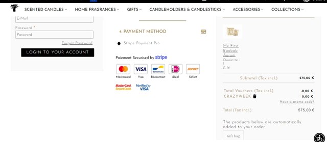 Baobab Collection checkout page showing Baobab Collection promo code box | Screenshot taken by SimplyCodes community member on Jan 28, 2022