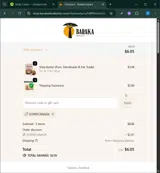 SorryCanada coupon verification screenshot