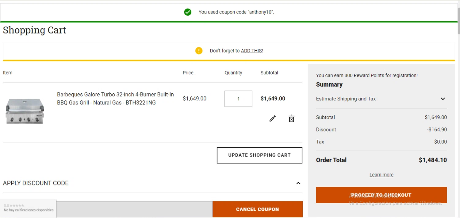 how to use Bbq Galore coupons
