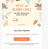 FREESHIP coupon verification screenshot