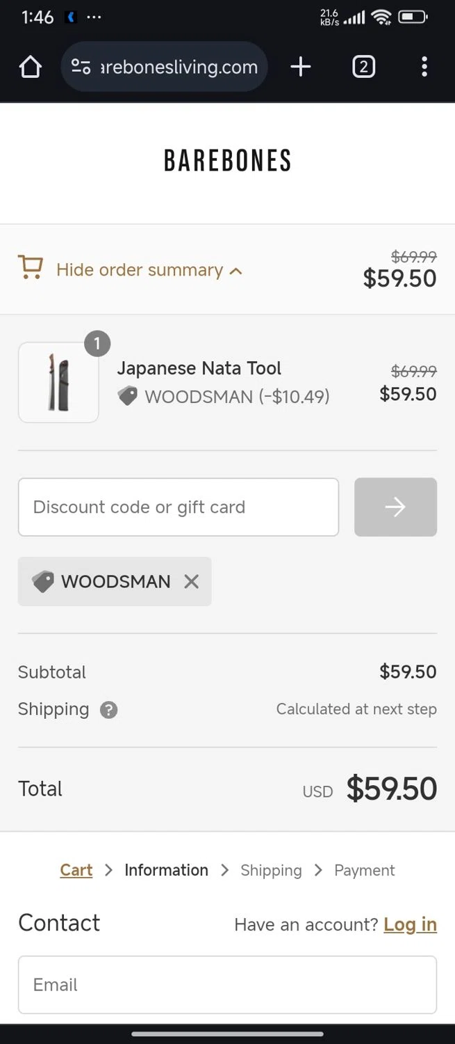 how to use Barebones coupons