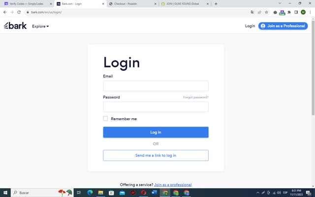 Bark checkout page showing Bark promo code box | Screenshot taken by SimplyCodes community member on Nov 12, 2023