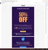 Bark coupon verification screenshot