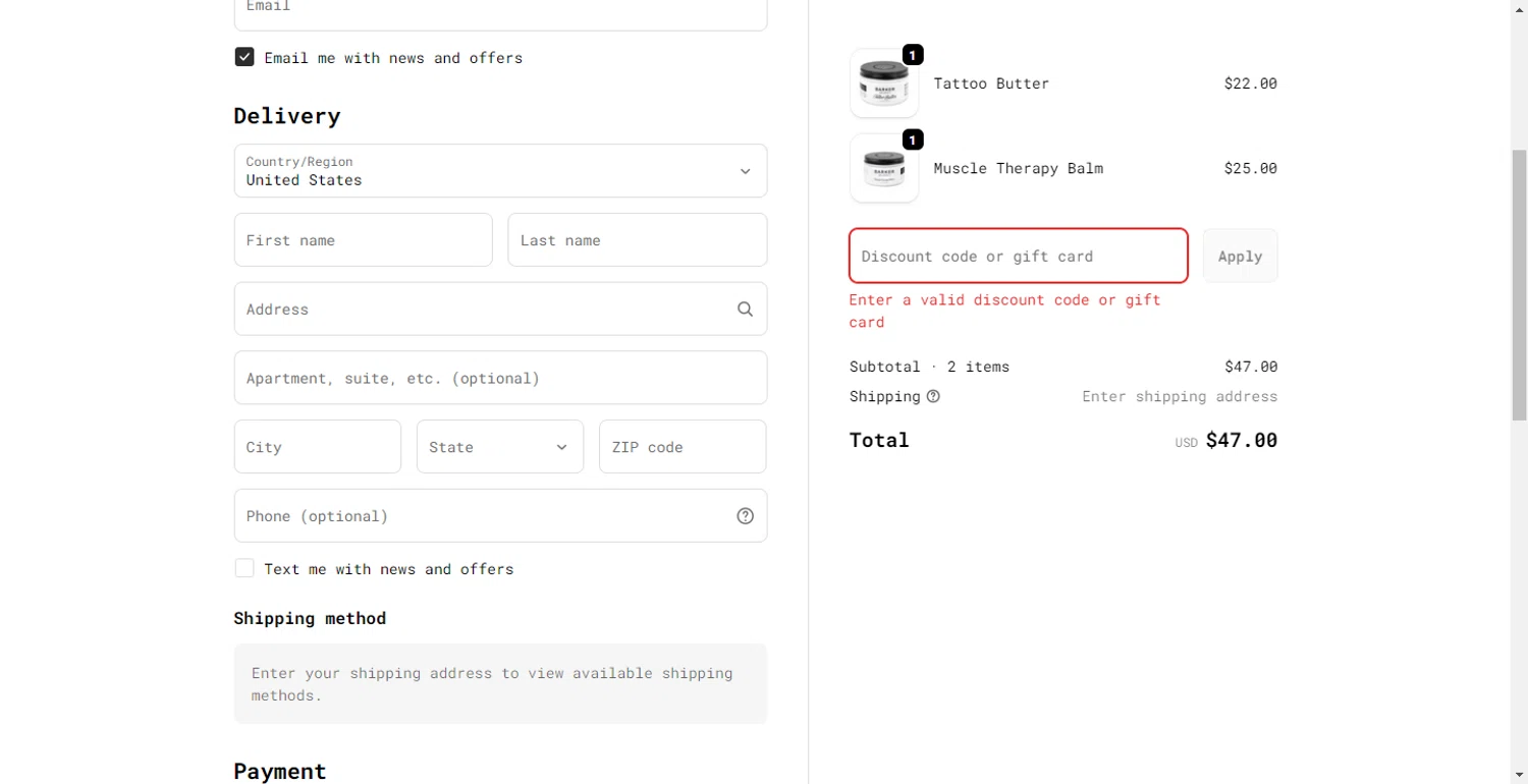 Barker Wellness Co promo code screenshot showing code SIGNUP15 applied at Barker Wellness Co checkout page. Uploaded by SimplyCodes community member BonusFox1297 on Dec 22, 2025