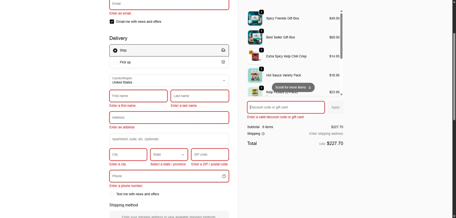 Barnacle Foods discount code screenshot showing code AUTUMN20 applied at Barnacle Foods checkout page. Uploaded by SimplyCodes community member TokenCollector1268 on Nov 8, 2025