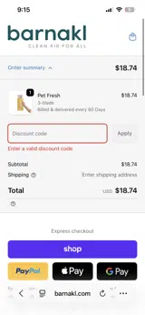 STPATTY25 coupon verification screenshot