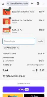 Iamjasyra coupon verification screenshot