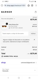 BARNERS10 coupon verification screenshot