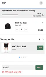 ADBKZ coupon verification screenshot