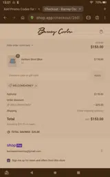 WELCOMEHONEY coupon verification screenshot