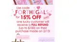 FORTHEGALS coupon verification screenshot