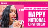 LIPS25 coupon verification screenshot