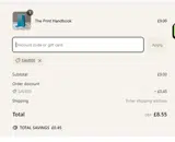 SAVE05 coupon verification screenshot