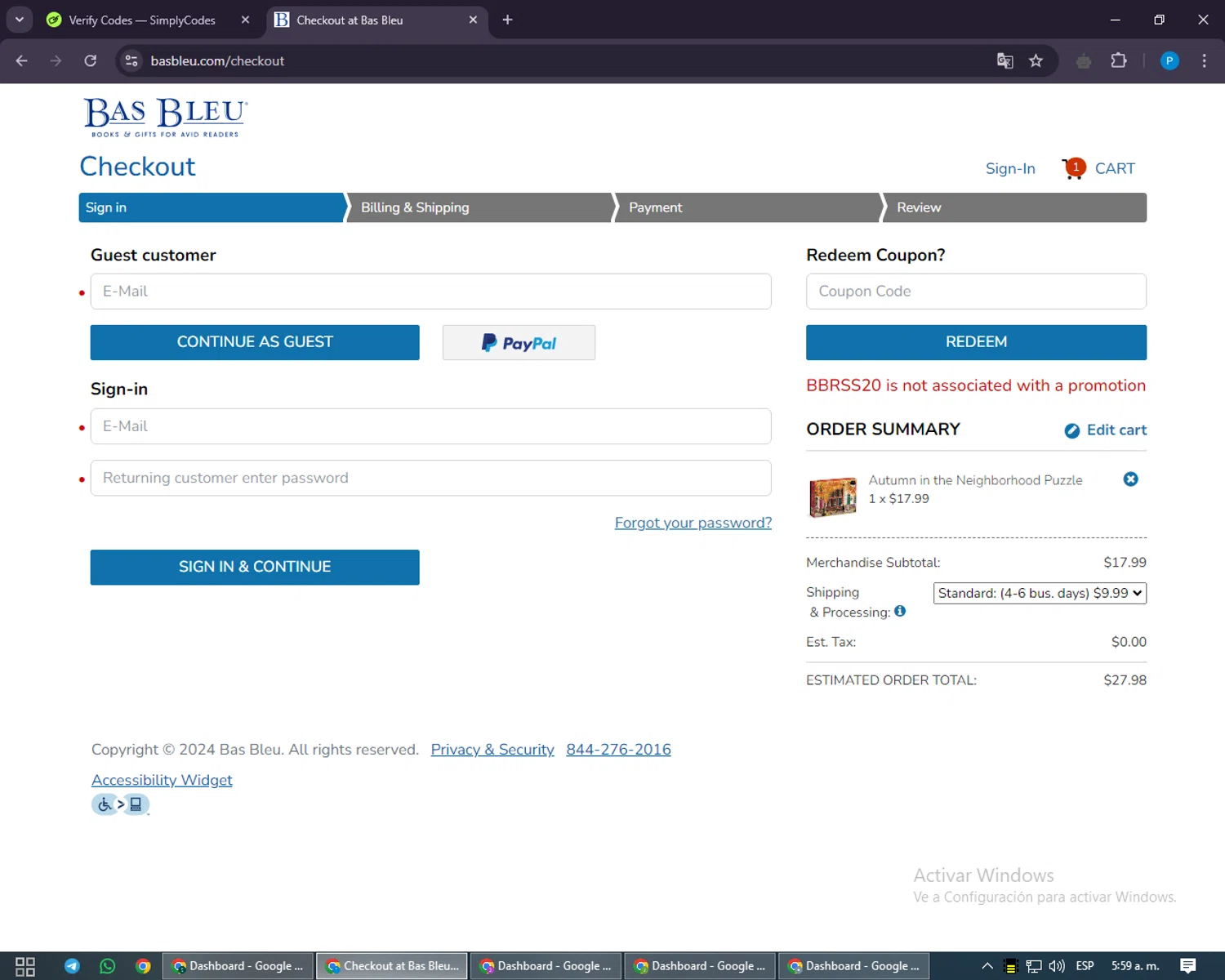 how to use Bas Bleu coupons