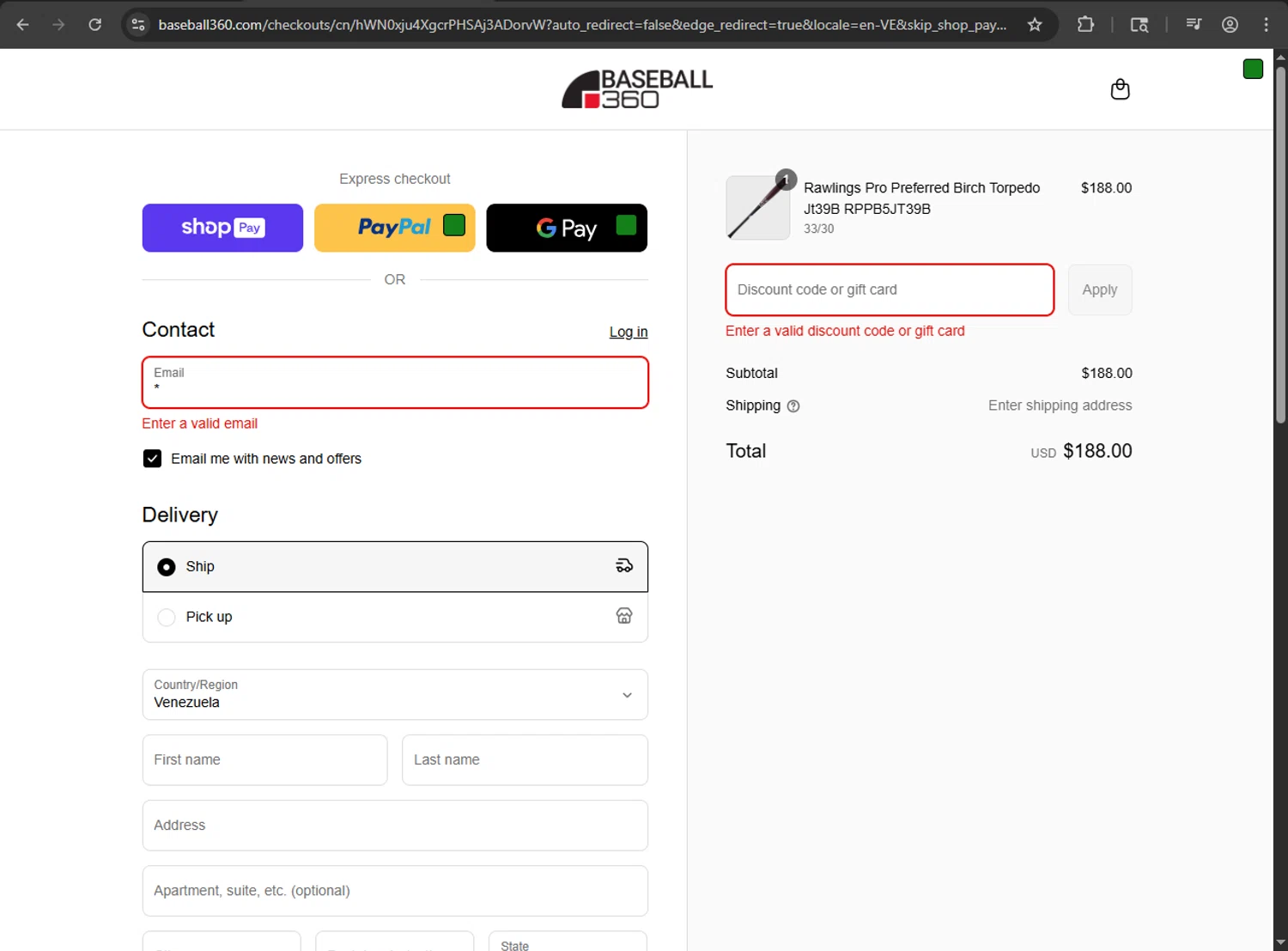 Baseball 360 promo code screenshot showing code BEARDLINI applied at Baseball 360 checkout page. Uploaded by SimplyCodes community member MAHORAGA on Jul 23, 2025
