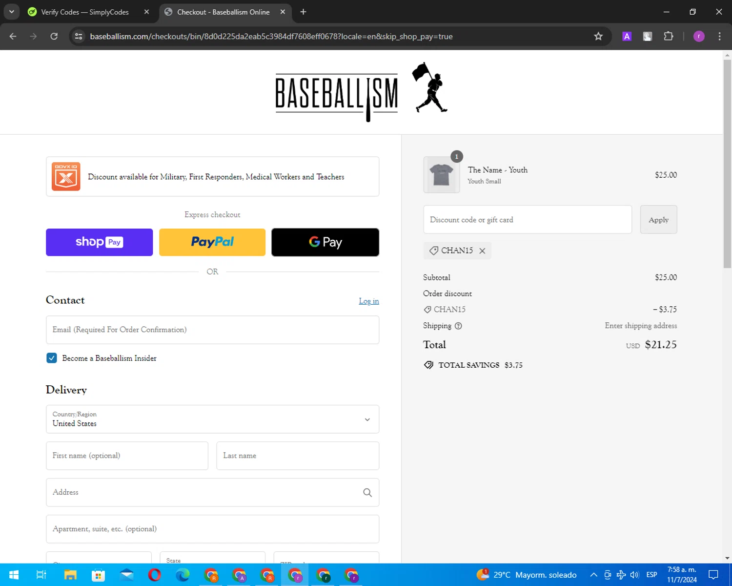 Baseballism Discount Codes 15 Off Coupons in August 2024 SimplyCodes