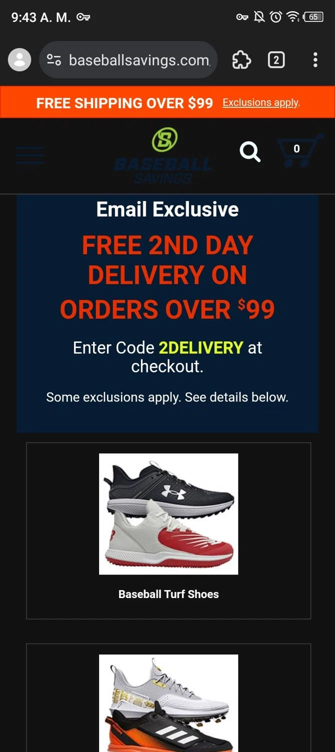 BaseballSavings Promo Codes Free Shipping Coupons in August 2024