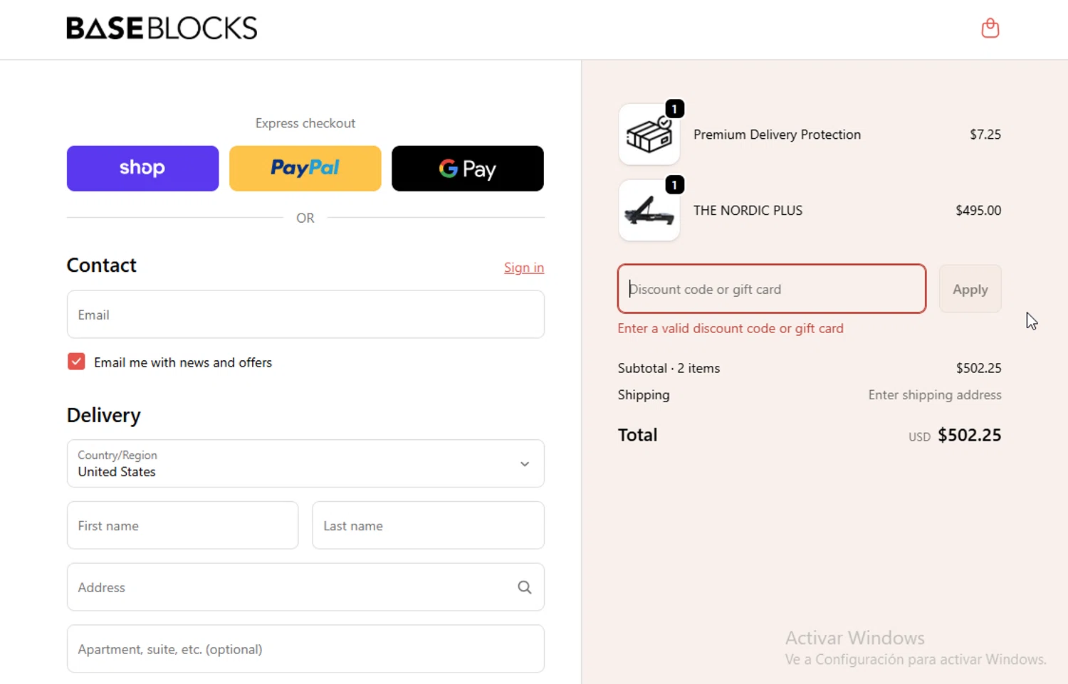 BaseBlocks discount code screenshot showing code Service15 applied at BaseBlocks checkout page. Uploaded by SimplyCodes community member BudgetGuardian5712 on Jan 14, 2026