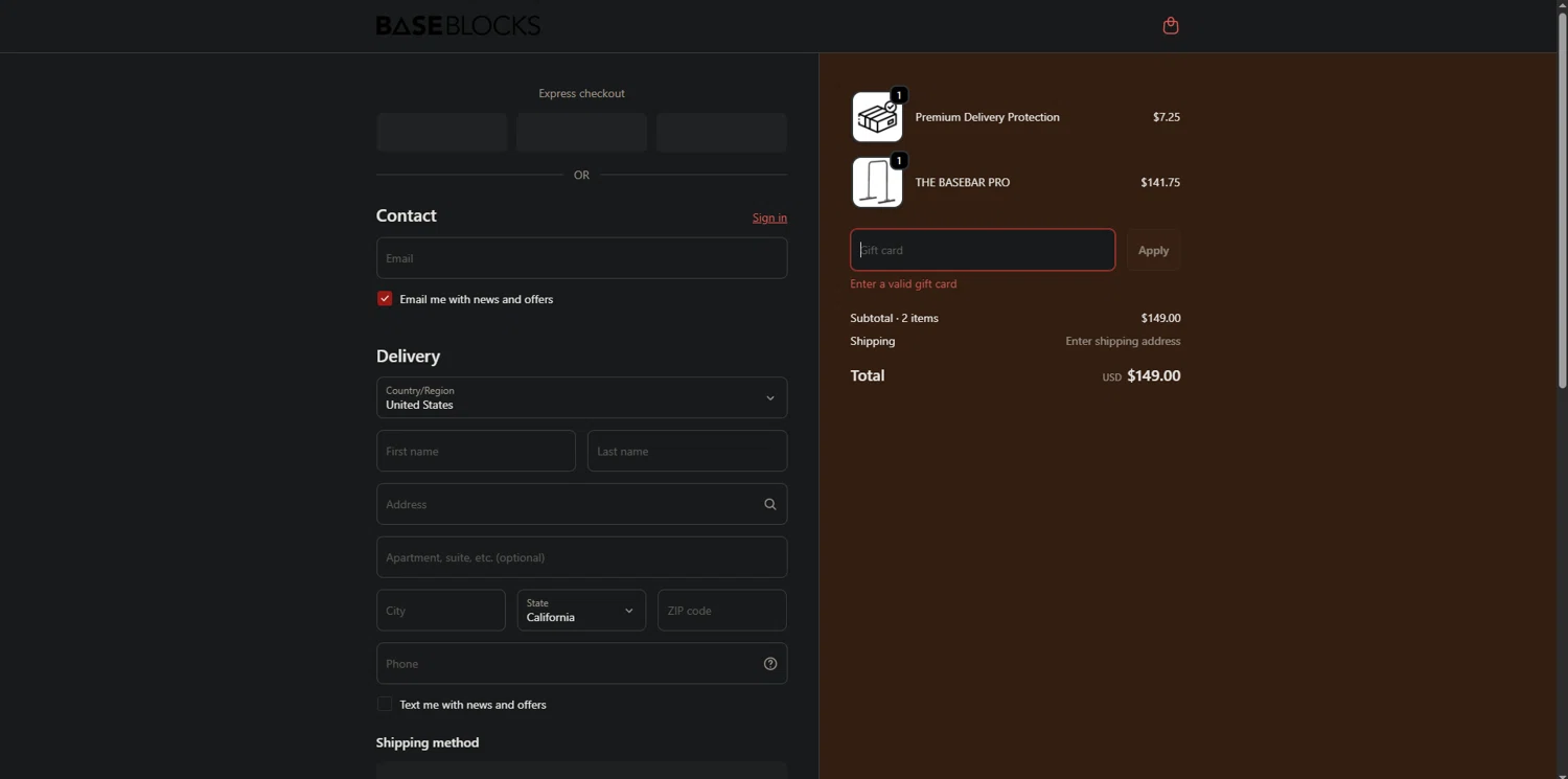 BaseBlocks discount code screenshot showing code IKNOWTOM applied at BaseBlocks checkout page. Uploaded by SimplyCodes community member ScanEagle5120 on Nov 24, 2025