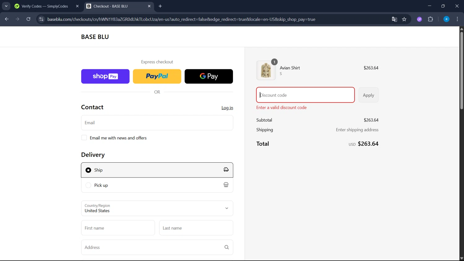 Base Blu Italy promo code screenshot showing code bbextra10 applied at Base Blu Italy checkout page. Uploaded by SimplyCodes community member WiseHawk9255 on Aug 8, 2025