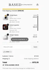 JONAS coupon verification screenshot