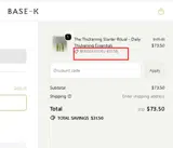 BUNDLEJOY30 coupon verification screenshot